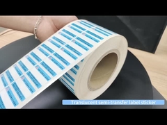 85وم 1.5ميل مقطوعة مقطوعة نصف نقلها مضاد للتلاعب ملصق ملصق مع بقايا منخفضة