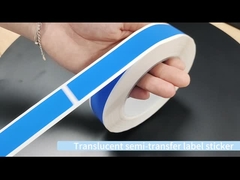 45 يو أم 1 مليل ملصق أمني ضد التلاعب بالخاتم الفضي متطاطي نقل نصف مع بقايا عالية